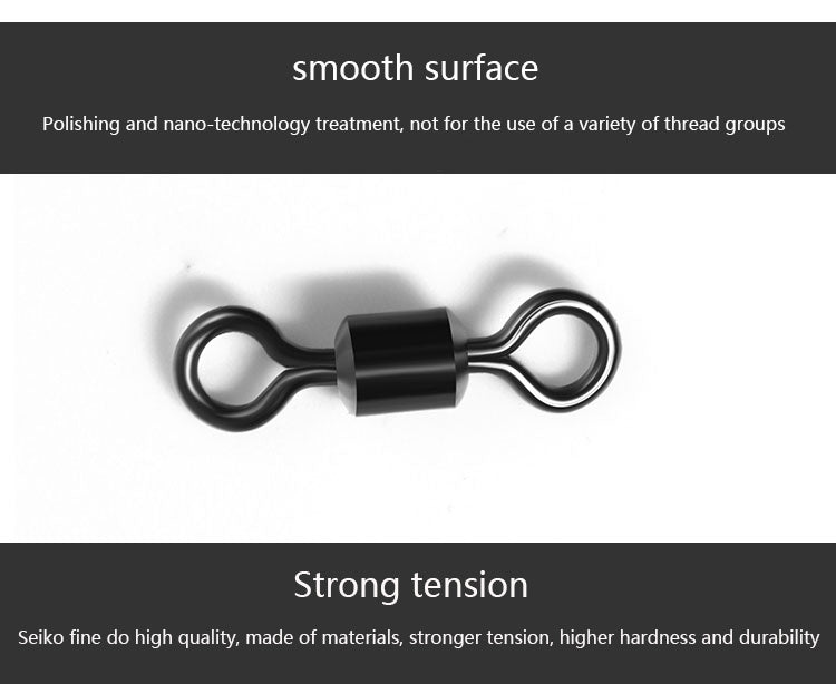 Stainless Steel Figure-8 Swivel Connectors Sizes Bulk Pack Available