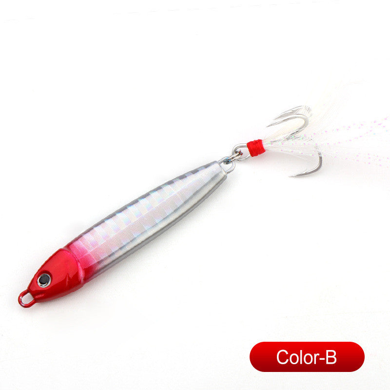 Slow Pitch Metal Jig Fishing Lure Premium Saltwater Casting Jig for Tuna Snapper GT & Offshore Fishing