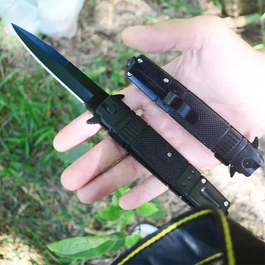 Outdoor stainless steel folding knife