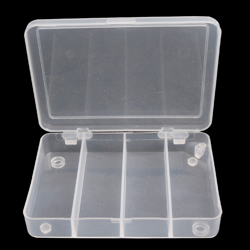 Transparent Fishing Tackle Storage Box – Multi-Grid Organizer | Multiple Sizes