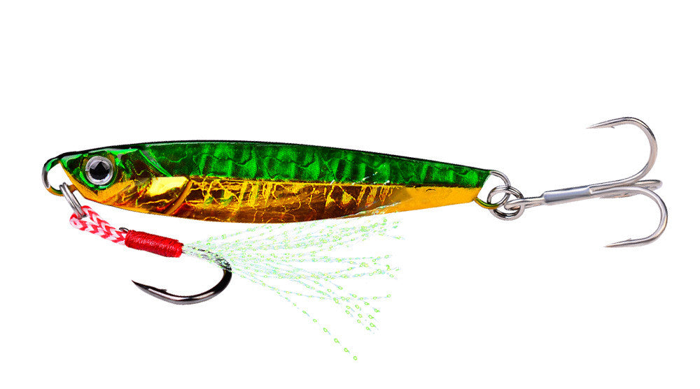 Luminous Iron Plate Double Hook Lure
