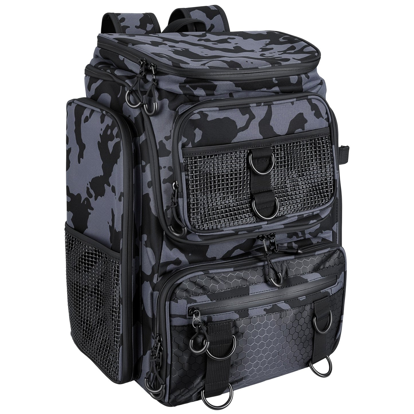 42L Waterproof Fishing Backpack with Rod Holders