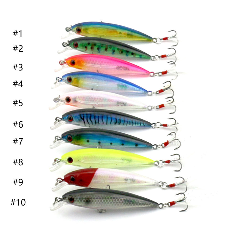43-Piece Suit Portable Fishing Gear Set Plastic Bait