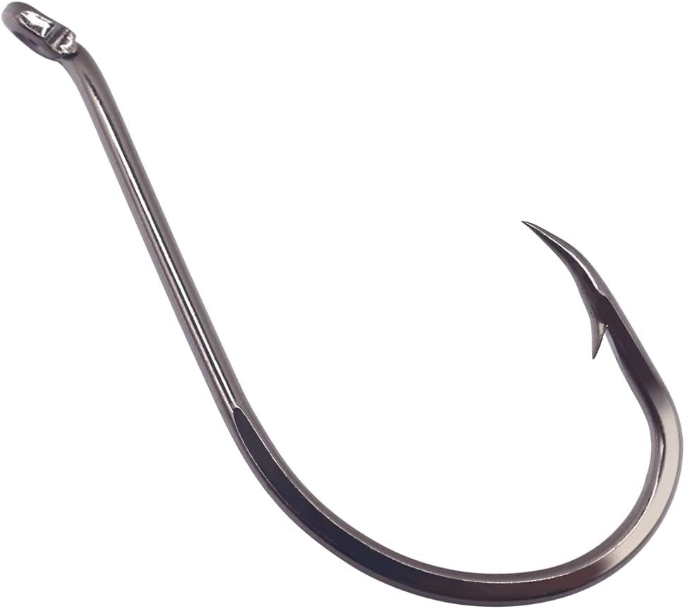 Octopus-Hook-Fishing-Beak-Circle-Hooks-Freshwater-Red-Black-100-50 Pack