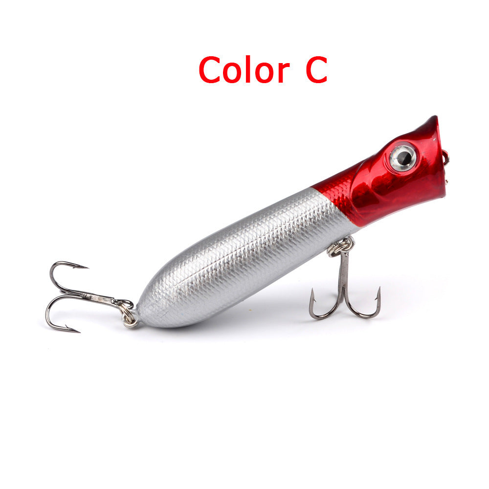Popalua 8CM-12g black hook plastic fishing lure