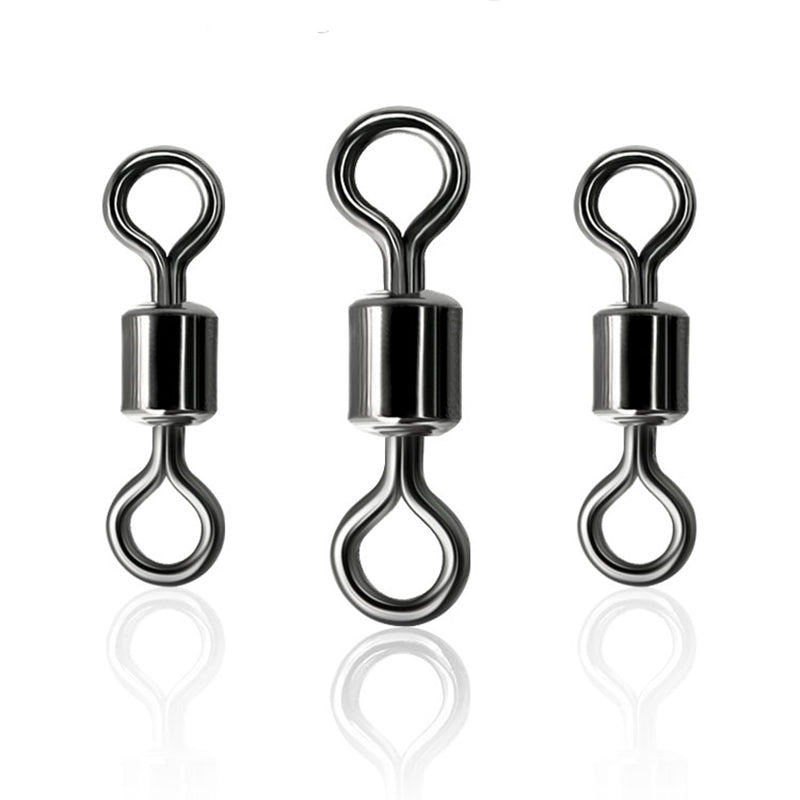 Stainless Steel Figure-8 Swivel Connectors Sizes Bulk Pack Available