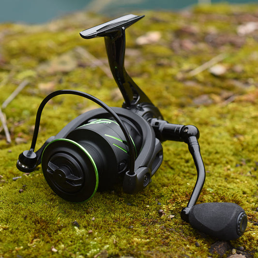 GT Series Long Cast Fishing Reel – Heavy Duty Saltwater Spinning Reel with Interchangeable Handle