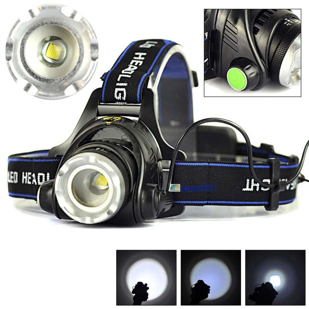 Telescopic Zoom LED Fishing Headlight – 500M Range | Outdoor Night Fishing