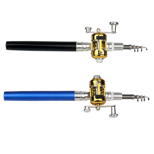 Mini Telescopic Fishing Rod – 1M | Ice, Raft & Pocket Rod | 7 Colors