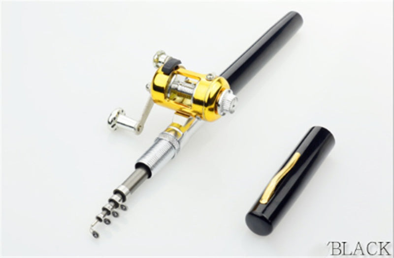 Mini Telescopic Fishing Rod – 1M | Ice, Raft & Pocket Rod | 7 Colors