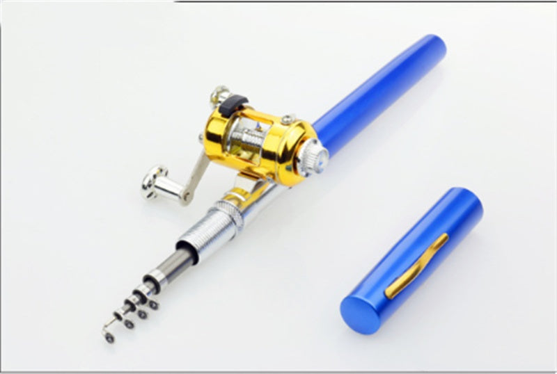 Mini Telescopic Fishing Rod – 1M | Ice, Raft & Pocket Rod | 7 Colors