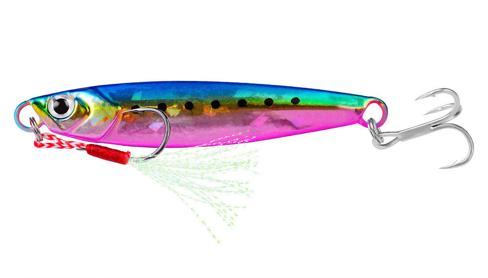 Luminous Iron Plate Double Hook Lure
