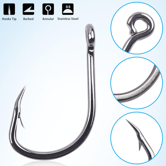 Premium Saltwater Trolling Lure – Blue Silver