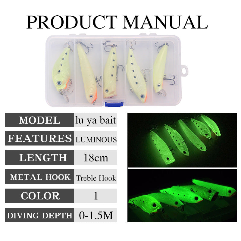 Fluorescent Submerged Fishing Bait