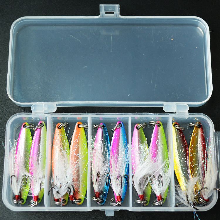 3g Color Spoon Fishing Lure Set