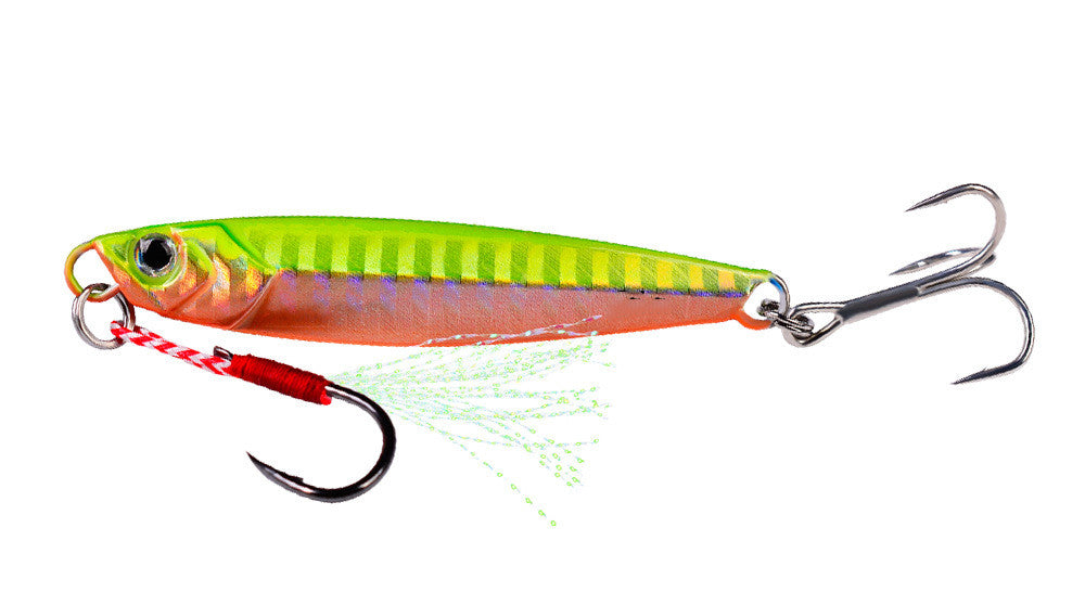 Luminous Iron Plate Double Hook Lure
