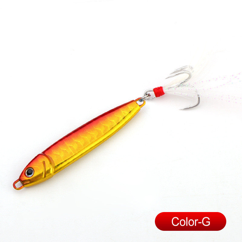 Slow Pitch Metal Jig Fishing Lure
