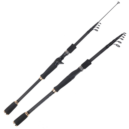 Telescopic Saltwater Fishing Rod – Portable Travel Rod