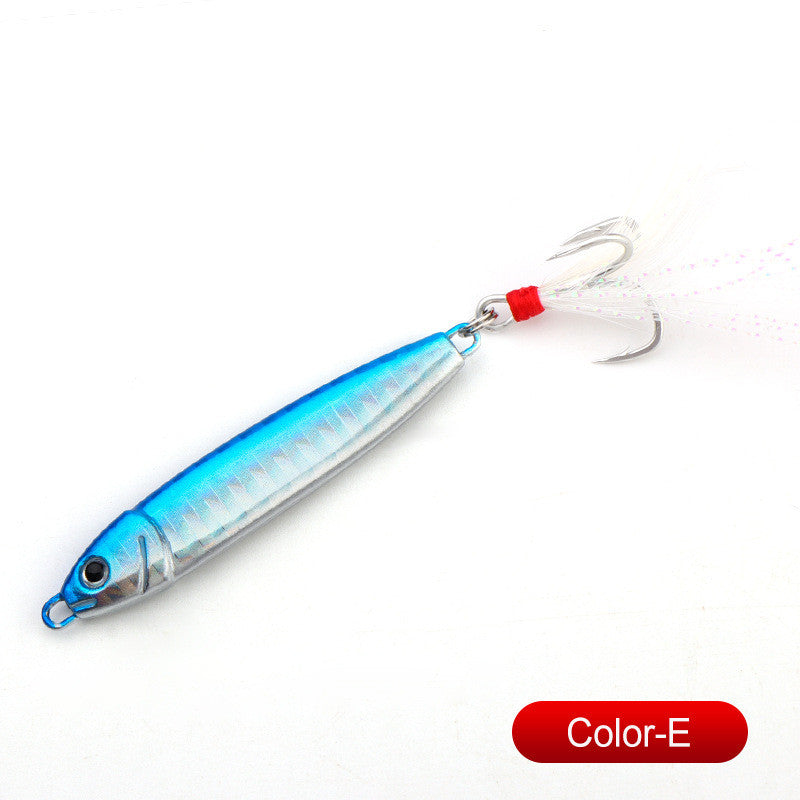Slow Pitch Metal Jig Fishing Lure  Premium Saltwater Casting Jig for Tuna Snapper GT & Offshore Fishing