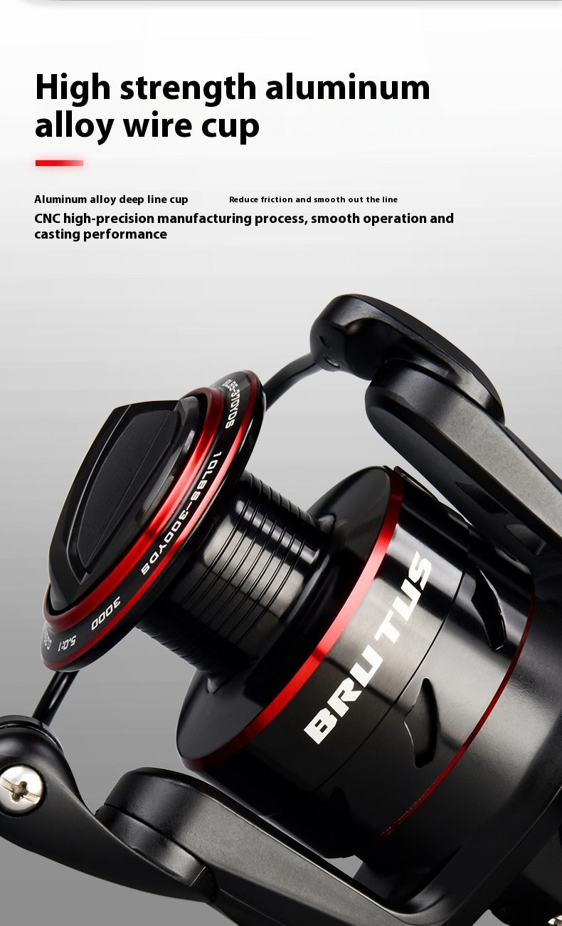 All Metal Lure Spinning Reel – 2000 to 5000 Series | Telescopic Rod Compatible
