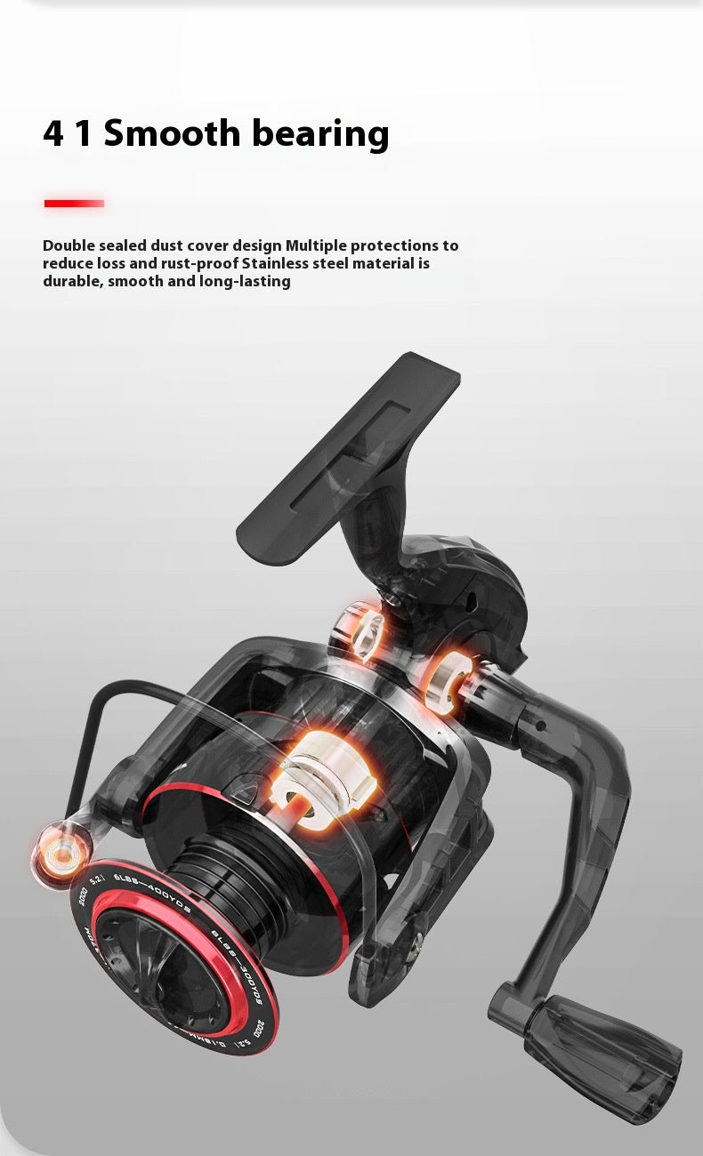 All Metal Lure Spinning Reel – 2000 to 5000 Series | Telescopic Rod Compatible