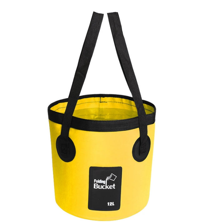 Portable Folding Fishing Bucket – 12L & 20L | Waterproof PVC | 6 Colors