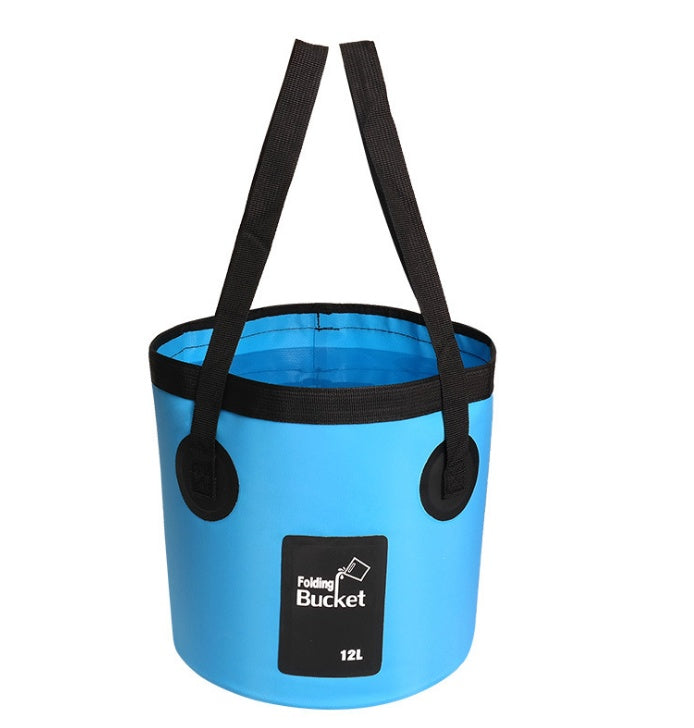 Portable Folding Fishing Bucket – 12L & 20L | Waterproof PVC | 6 Colors