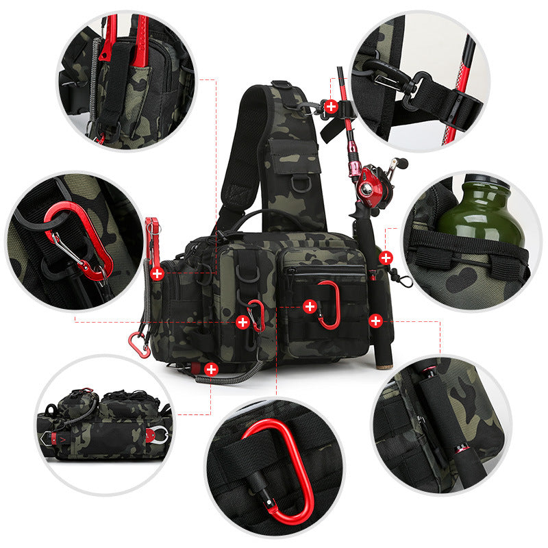 Waterproof Outdoor Fishing & Lure Bag – Under 20L | 4 Colors