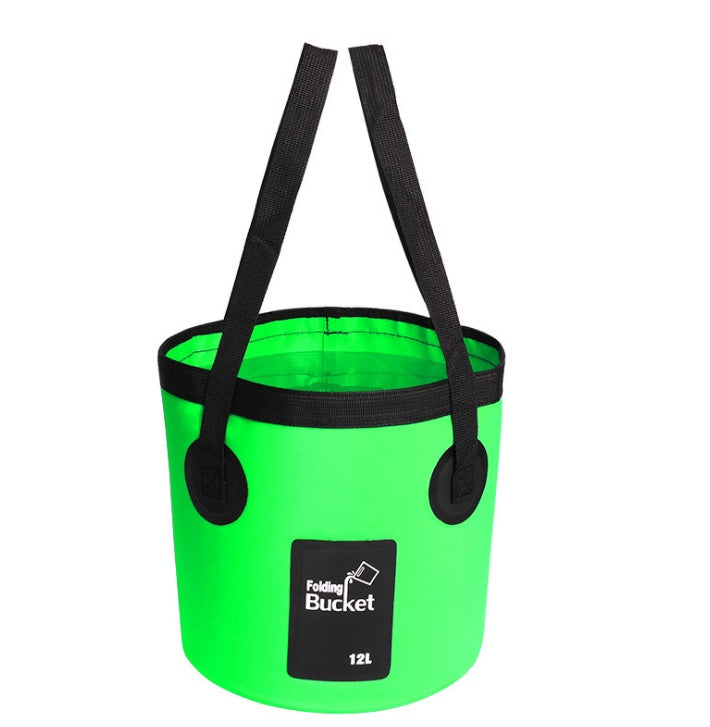 Portable Folding Fishing Bucket – 12L & 20L | Waterproof PVC | 6 Colors