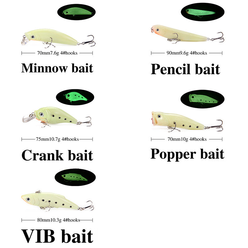 Fluorescent Submerged Fishing Bait