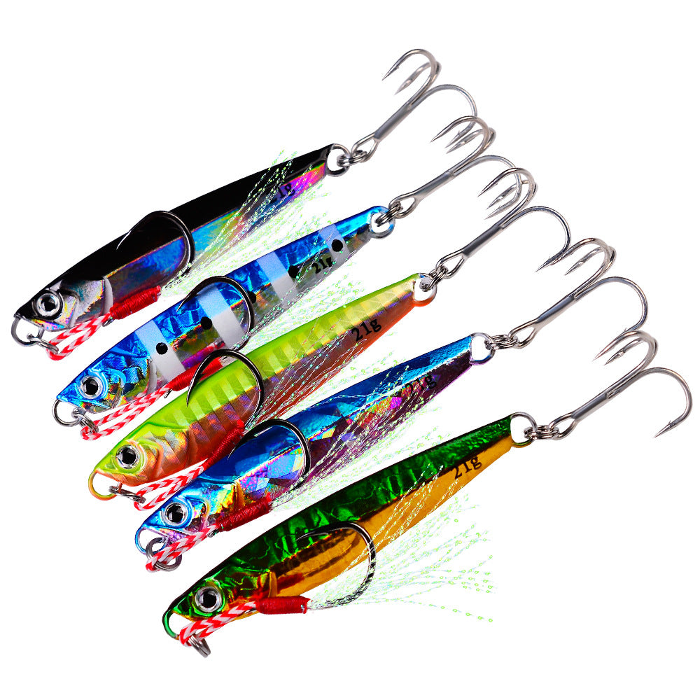 Luminous Iron Plate Double Hook Lure