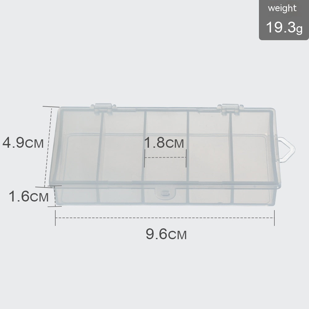 Transparent Fishing Tackle Storage Box – Multi-Grid Organizer | Multiple Sizes