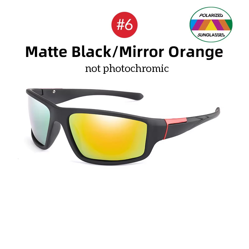 Men Photochromic Sunglasses Black Sports Goggles Women Color Changing Polarized Driving 2026 Discoloration Sun Glasses