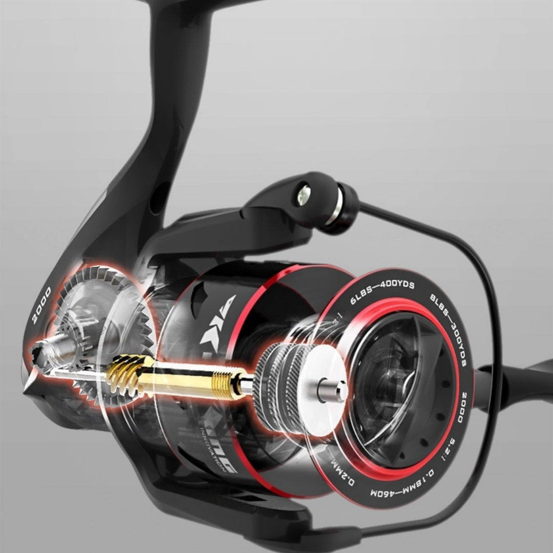All Metal Lure Spinning Reel – 2000 to 5000 Series | Telescopic Rod Compatible