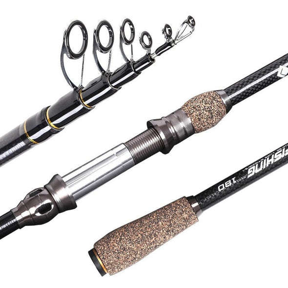 Carbon Telescopic Sea Rod – 1.8M to 2.7M | Flame Carbon Series