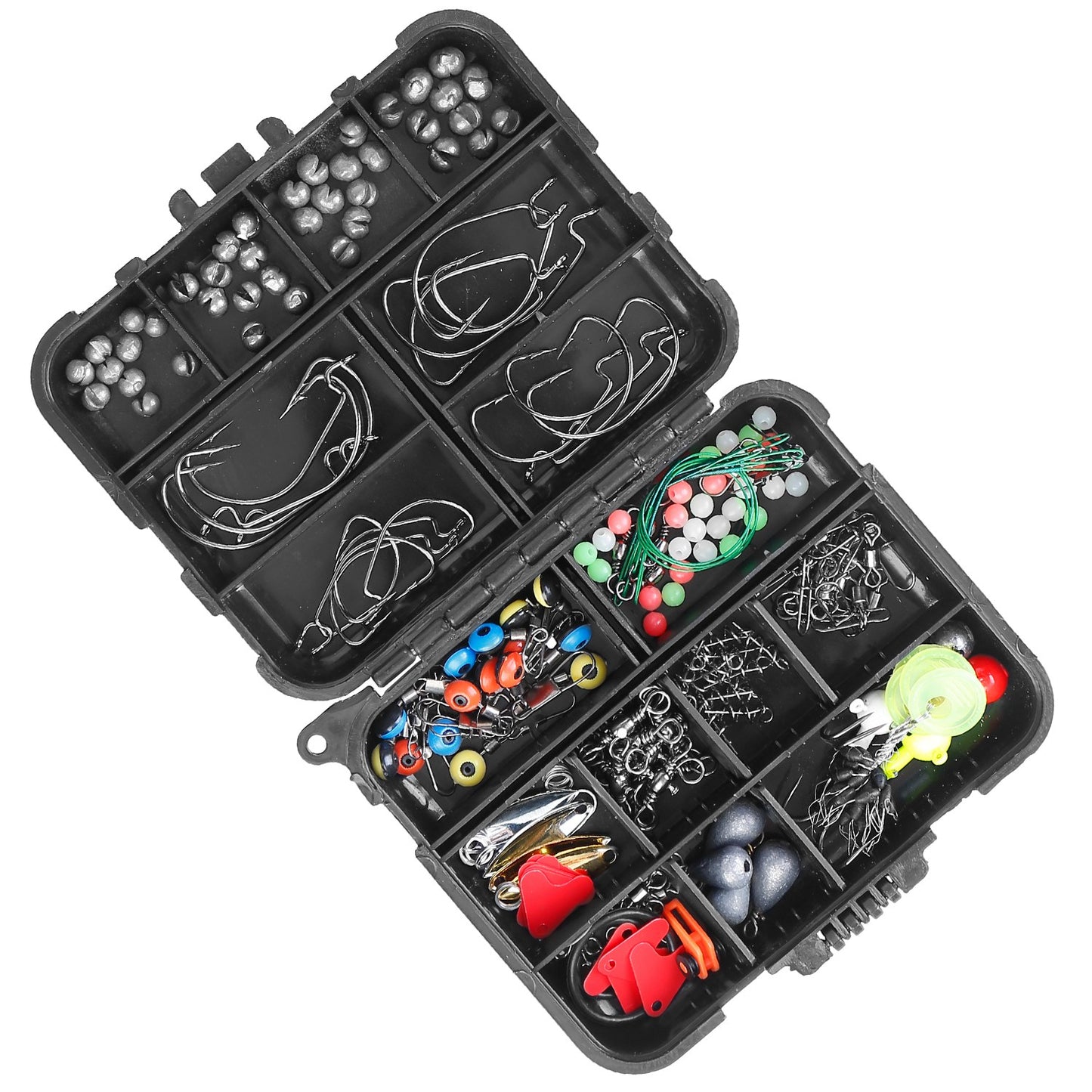 188-Piece Complete Fishing Tackle Kit with Box