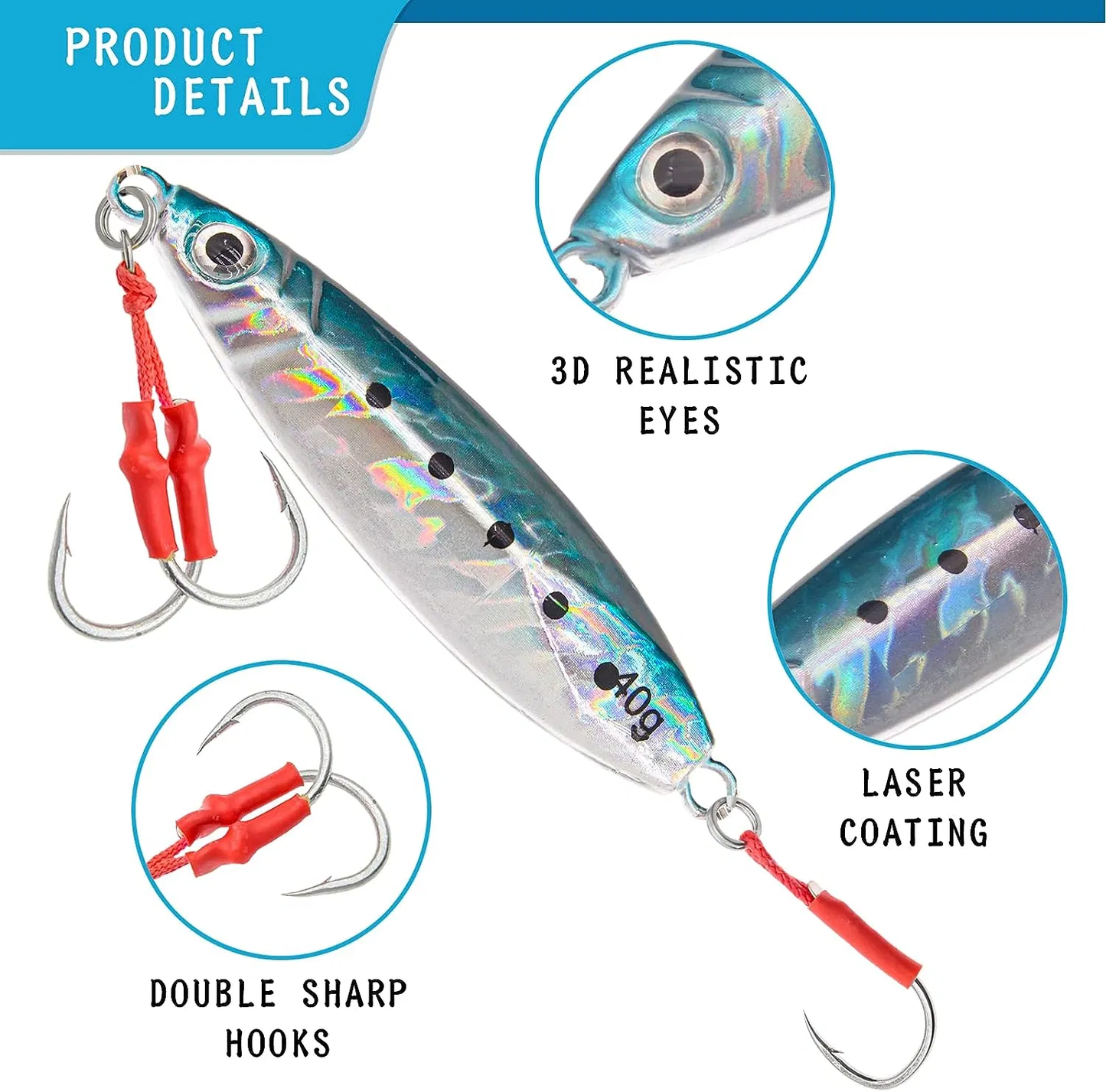 Offshore Jigging Lure – Vertical Metal Jig