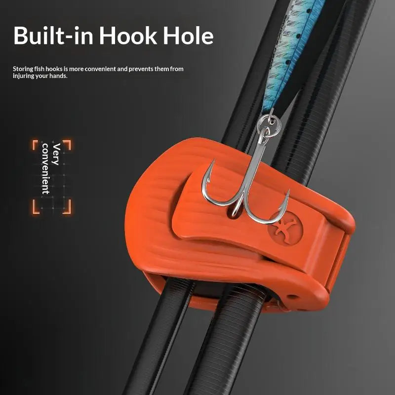 Fishing Rod Holder Fixer Clip – 2/4 Pack | Portable & Lightweight