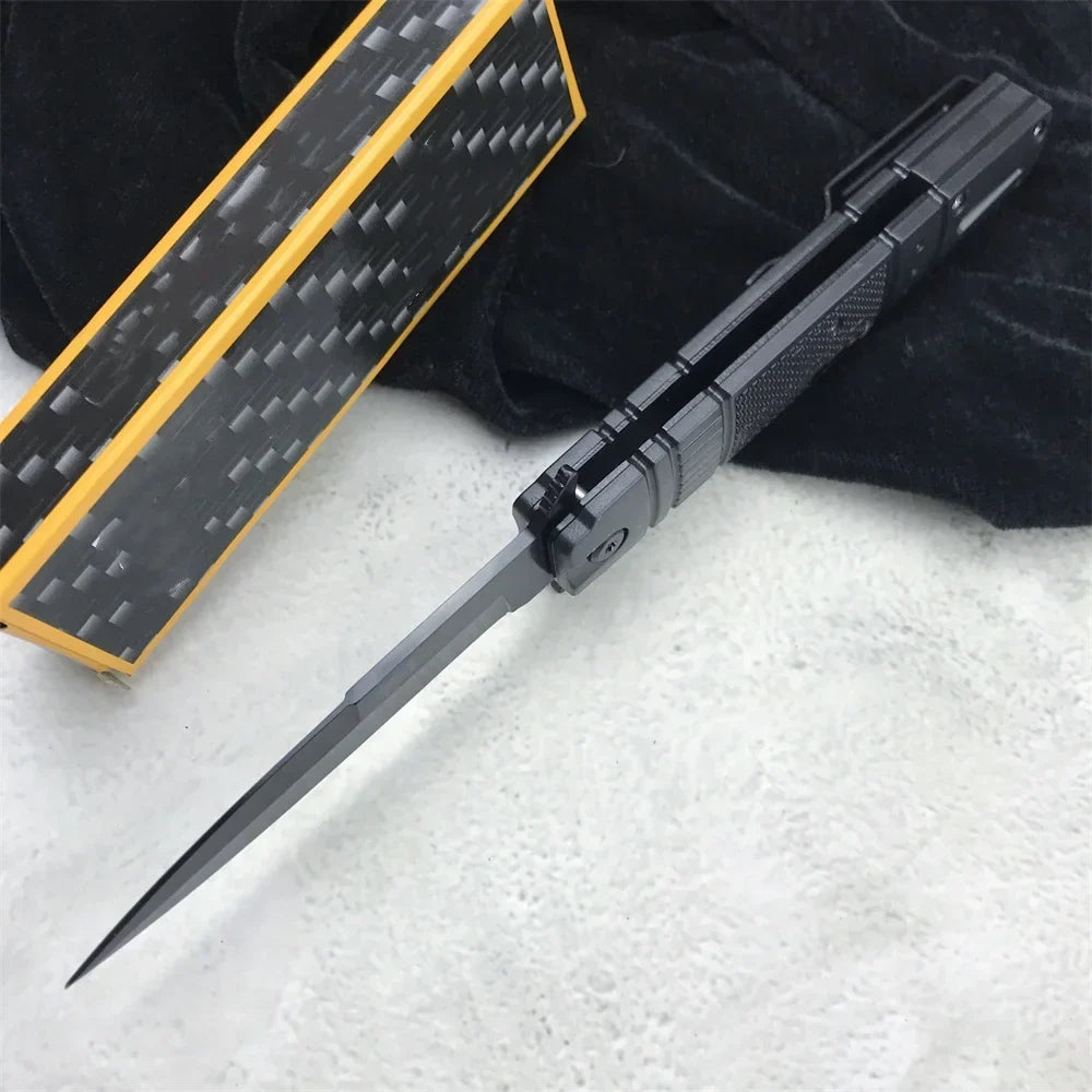 Outdoor stainless steel folding knife
