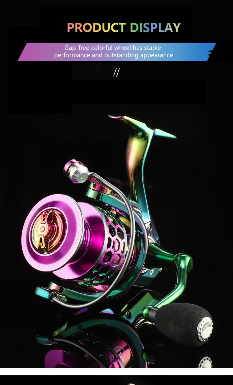 ZWICKE All-Metal Spinning Reel – 15KG Drag, 14+1 Bearings