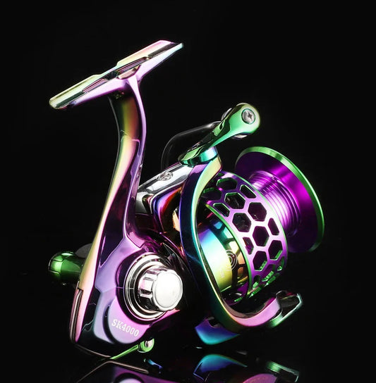 ZWICKE All Metal Imitation Wheel 15KG Max Drag Power 14+1 Ball Bearings Fishing Reel Fishing Rod Fishing Gear Spinning Wheel