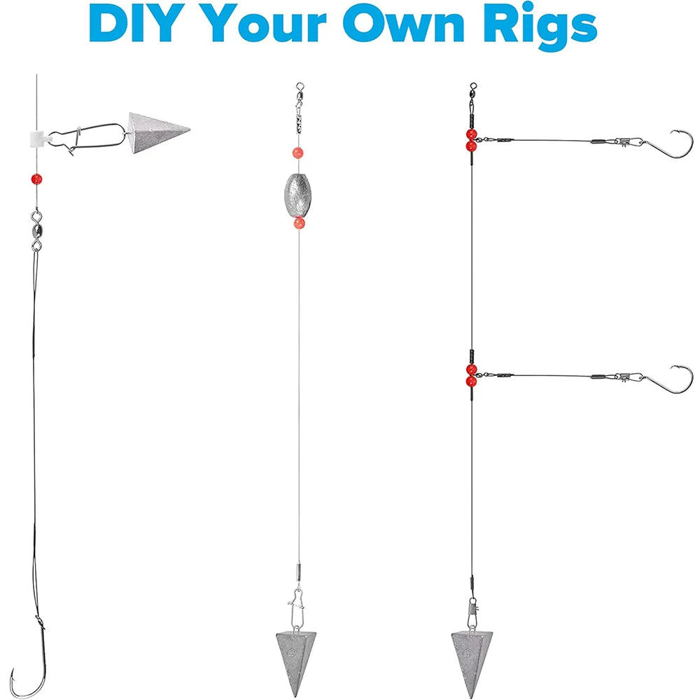 Pyramid Surf Sinkers – Saltwater Fishing Weights (2-Pack)