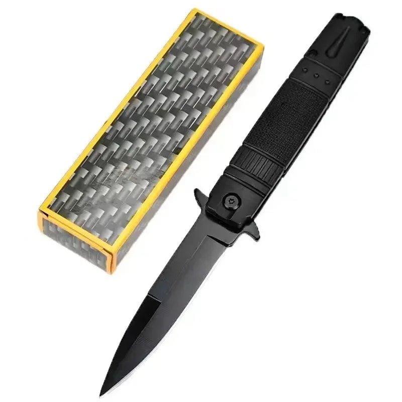 Outdoor stainless steel folding knife