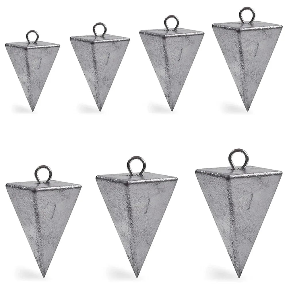 Pyramid Surf Sinkers – Saltwater Fishing Weights (2-Pack)