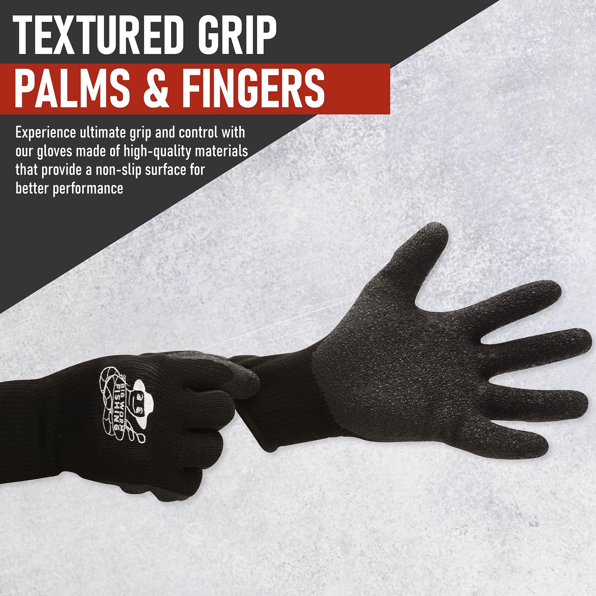 Saltwater Fishing Gloves Cut & Grip Resistant