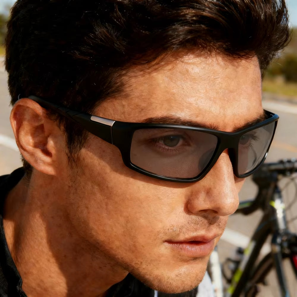 Men Photochromic Sunglasses Black Sports Goggles Women Color Changing Polarized Driving 2026 Discoloration Sun Glasses