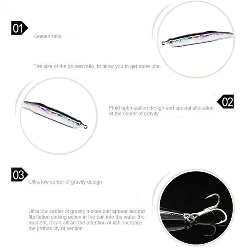 Long Range 9g Pencil Fishing Lure