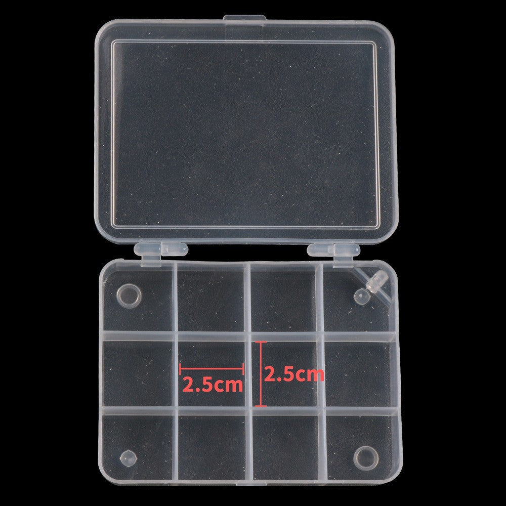 Transparent Fishing Tackle Storage Box – Multi-Grid Organizer | Multiple Sizes