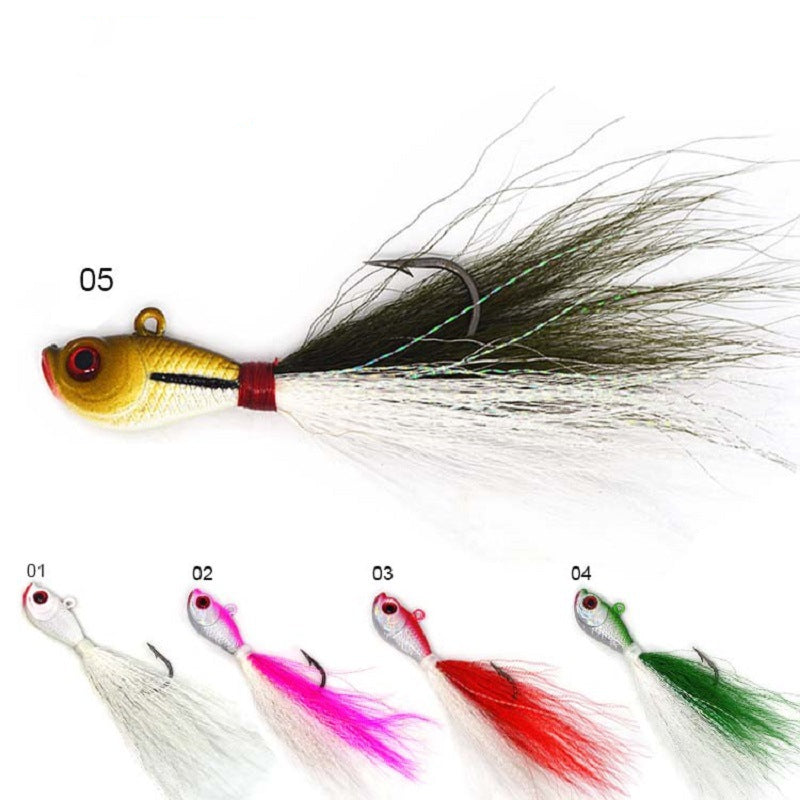 Luminous Deer Hair Sea Fishing Lure