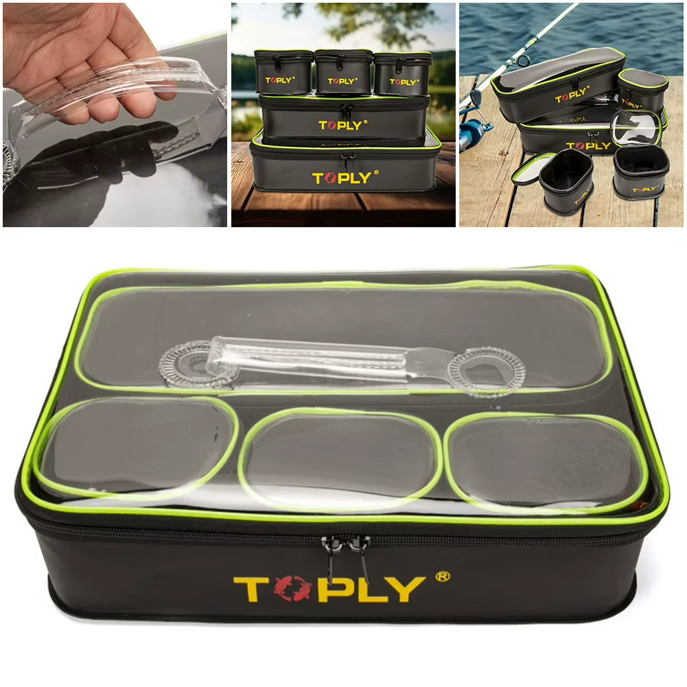 Carp Fishing Bag EVA Waterproof Portable Fishing Bag Fishing Accessories Bag Gifts for Men